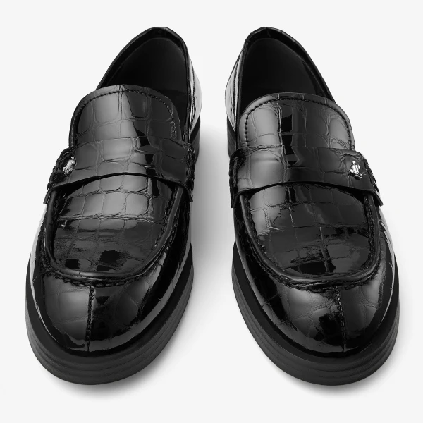Black Jimmy Choo Ivy Loafer, view 5 | Loafers