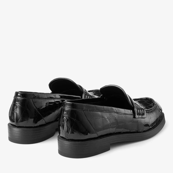 Black Jimmy Choo Ivy Loafer, view 6 | Loafers