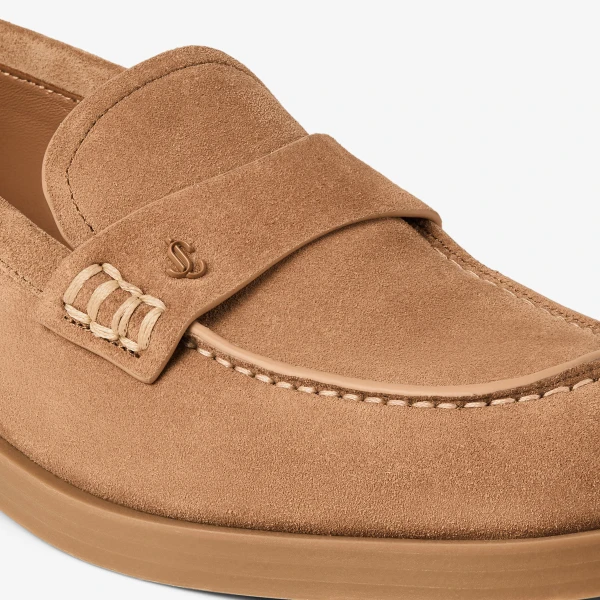 Toffee Jimmy Choo Ivy Loafer, view 4 | Loafers