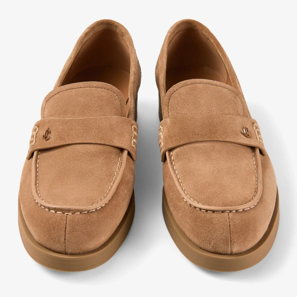 Toffee Jimmy Choo Ivy Loafer, view 5 | Loafers