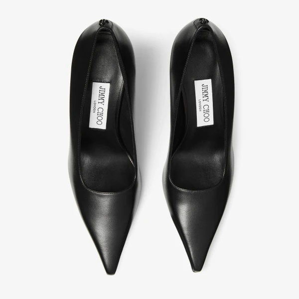 Black Jimmy Choo Ixia 80 Pumps, view 5 | Heels