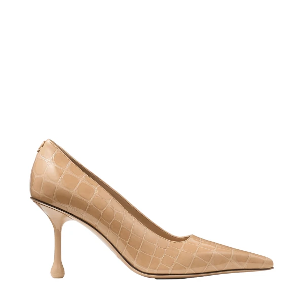 Beige Jimmy Choo Ixia 80 Pumps | Heels