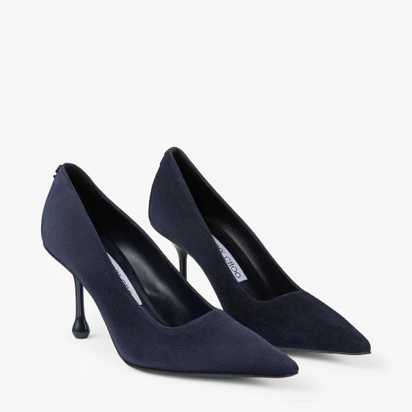 Marine Jimmy Choo Ixia 80 Pumps, view 3 | Heels