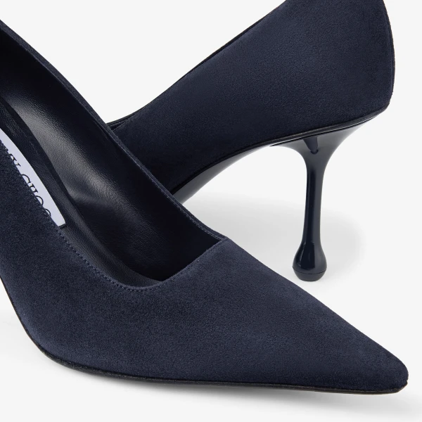 Marine Jimmy Choo Ixia 80 Pumps, view 4 | Heels
