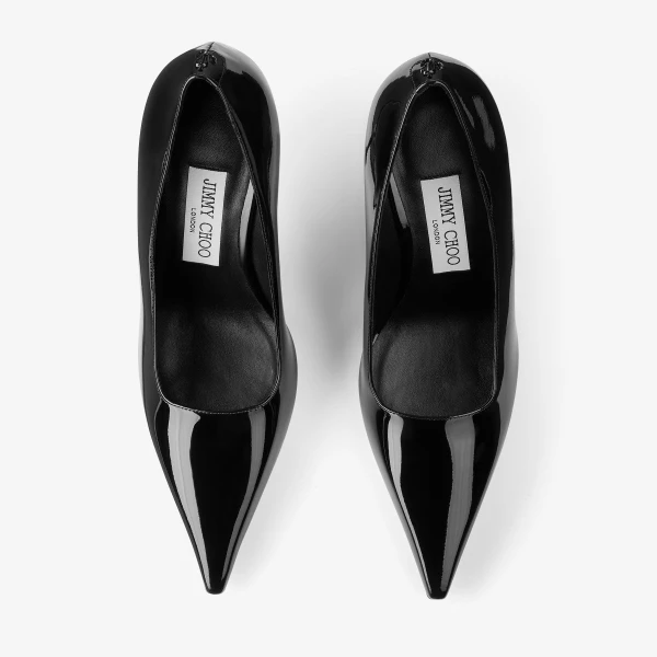 Black Jimmy Choo Ixia 95 Pumps, view 4 | Heels