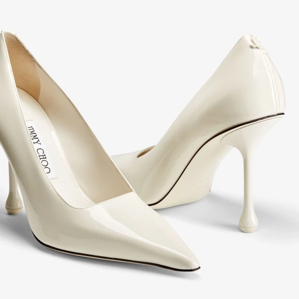Latte Jimmy Choo Ixia 95 Pumps, view 4 | Heels