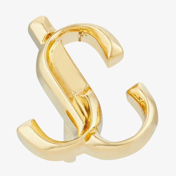 Gold Jimmy Choo JC Mini Studs, view 6 | Earrings