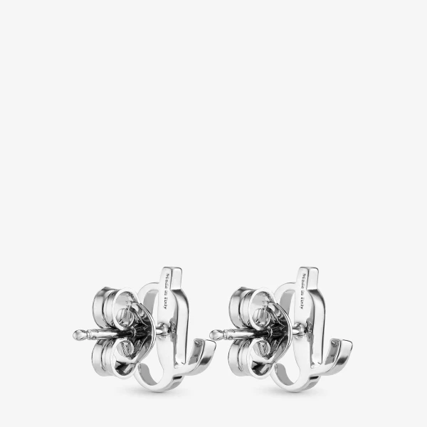 Silver Jimmy Choo JC Mini Studs, view 6 | Earrings