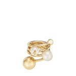 Metallic Jimmy Choo JC Multi Pearl Ring | Rings