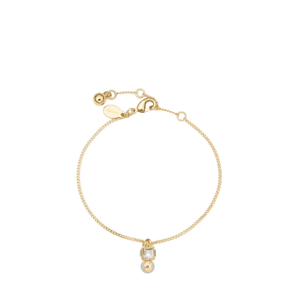 Metallic Jimmy Choo JC Pearl Cube Bracelet | Bracelets