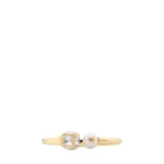 Metallic Jimmy Choo JC Pearl Cube Cuff Large Bracelet | Bracelets