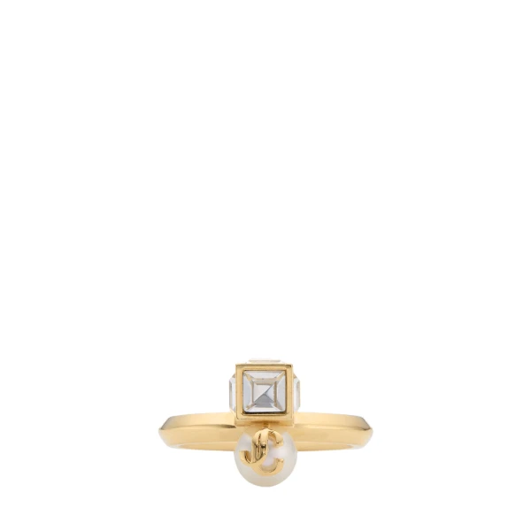 JC Pearl Cube Ring