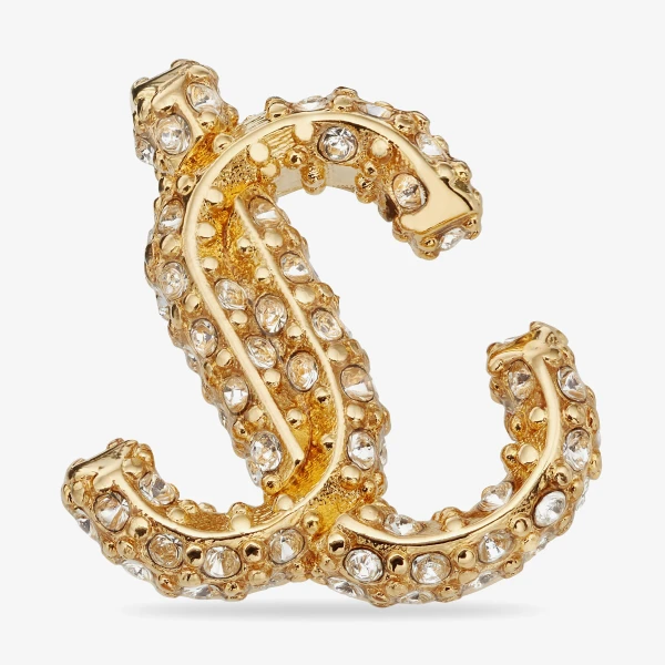 Gold Jimmy Choo JC Studs, view 6 | Earrings