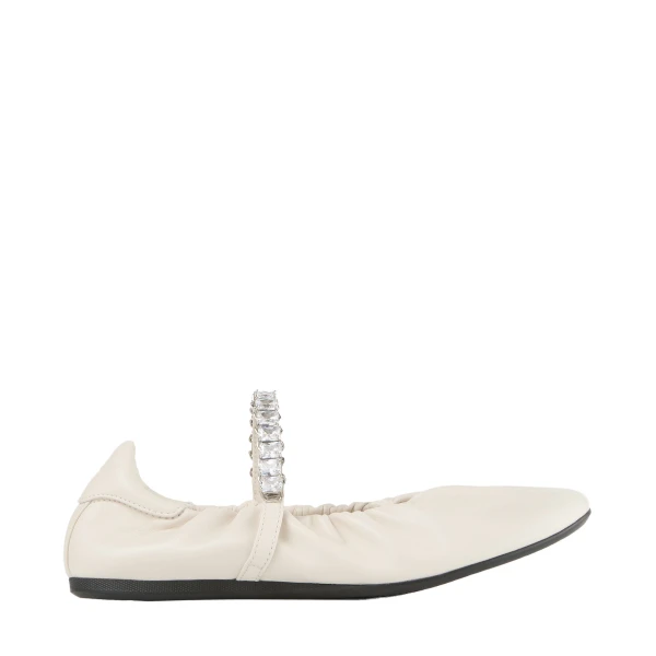 Beige Jimmy Choo Jade Ballerina Flats | Flats
