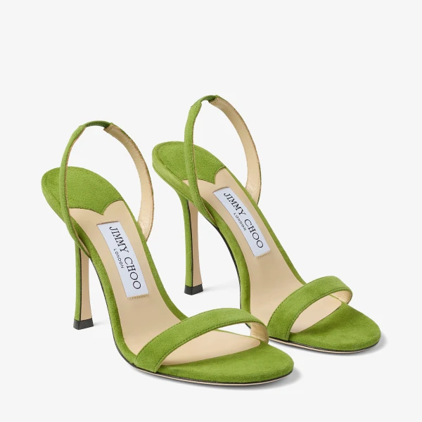 Clover Jimmy Choo Jenn 100 Sandals, view 3 | Sandals