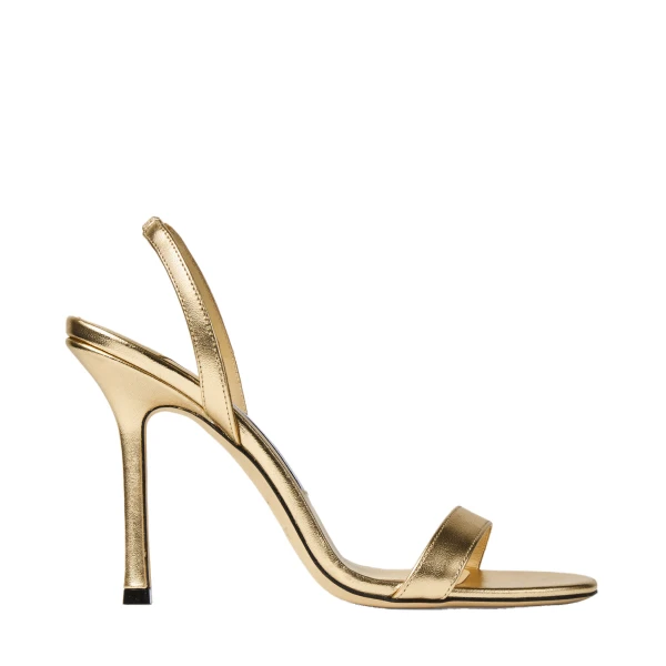 Metallic Jimmy Choo Jenn 100 Sandals | Sandals