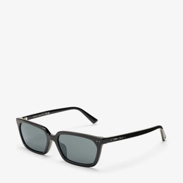 Black Jimmy Choo Josi Sunglasses, view 2 | Sunglasses