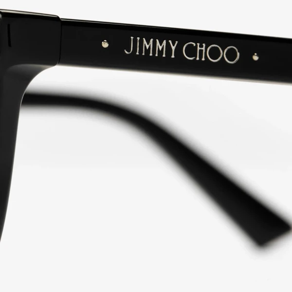 Black Jimmy Choo Josi Sunglasses, view 3 | Sunglasses
