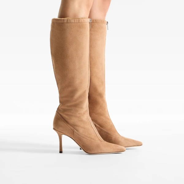 Toffee and Teddy Jimmy Choo Jozi Knee Boot 85, view 3 | Boots
