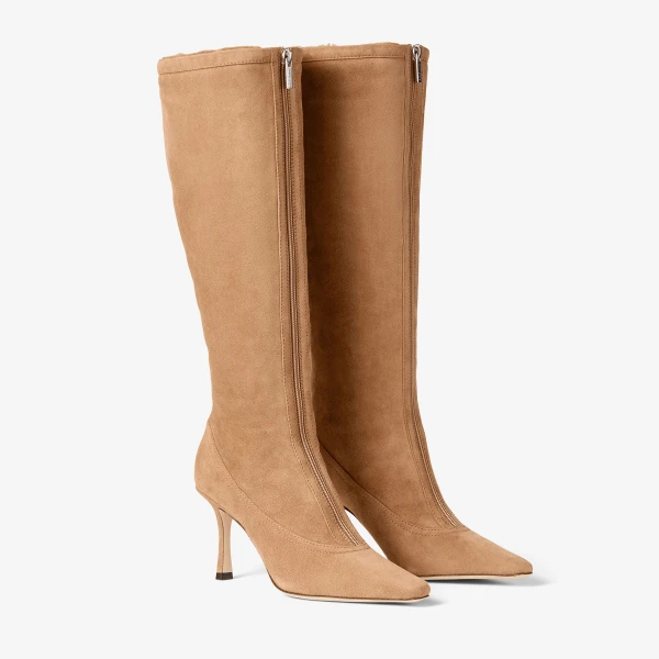 Toffee and Teddy Jimmy Choo Jozi Knee Boot 85, view 4 | Boots