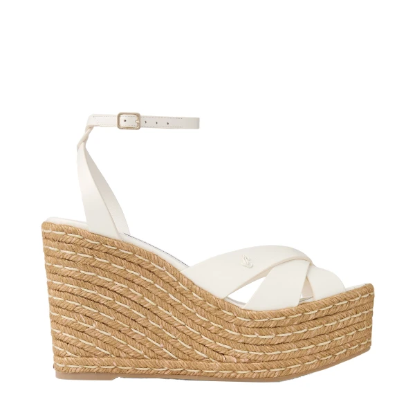 Beige Jimmy Choo Korra 100 Wedges | Sandals