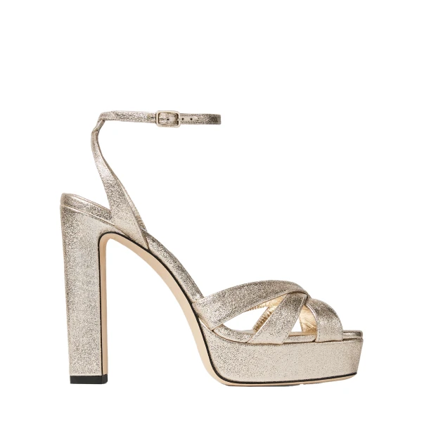 Metallic Jimmy Choo Kove 120 Platform Sandals | Sandals
