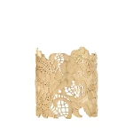 Metallic Jimmy Choo Lace Cut-out Cuff Bracelet | Bracelets