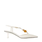 Beige Jimmy Choo Lauri 50 Slingbacks | Heels