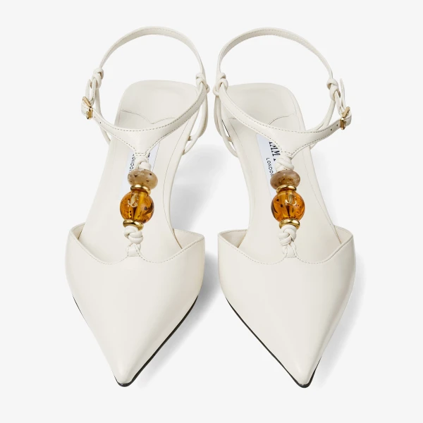 Latte Mix Jimmy Choo Lauri 50 Slingbacks, view 5 | Heels