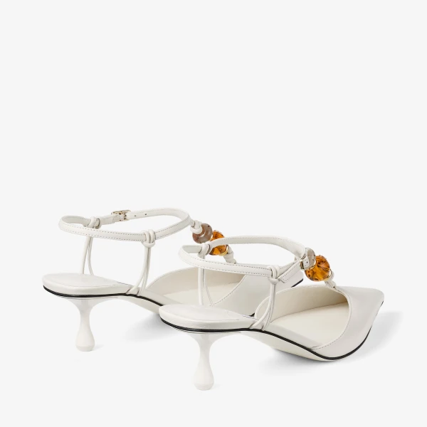 Latte Mix Jimmy Choo Lauri 50 Slingbacks, view 6 | Heels