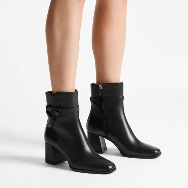 Black Jimmy Choo Lawton Ankle Boot 65, view 2 | Boots