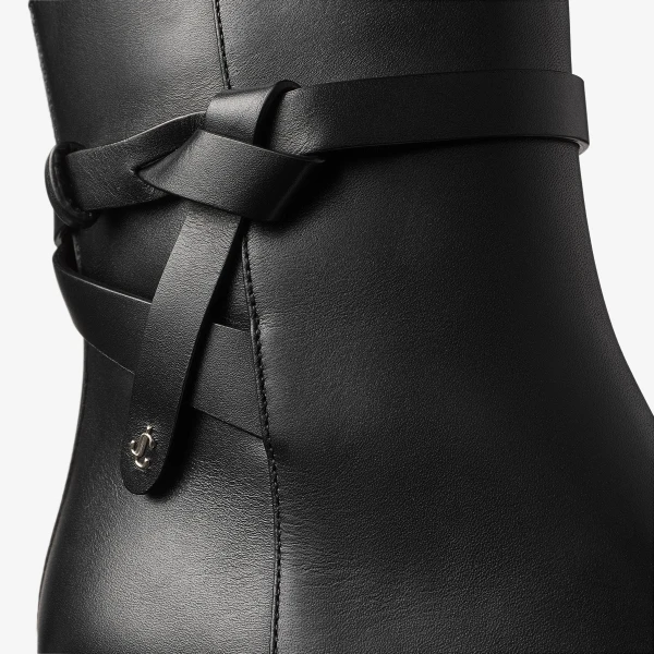 Black Jimmy Choo Lawton Ankle Boot 65, view 4 | Boots
