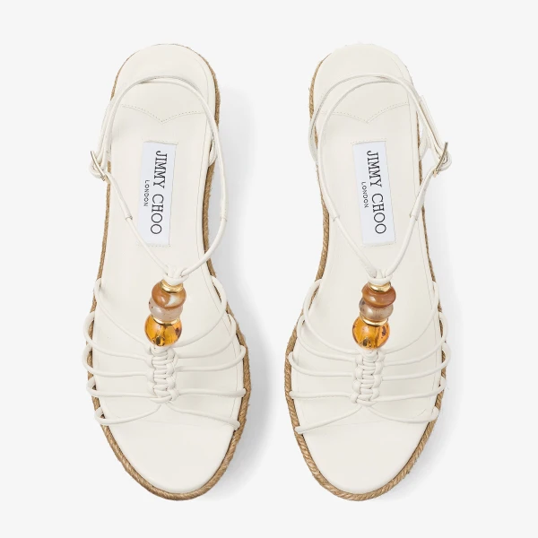 Latte Mix Jimmy Choo Lemi Wedge 50, view 5 | Sandals