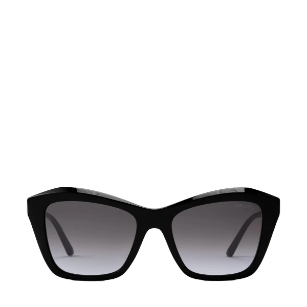 Black Jimmy Choo Lexa Sunglasses | Sunglasses