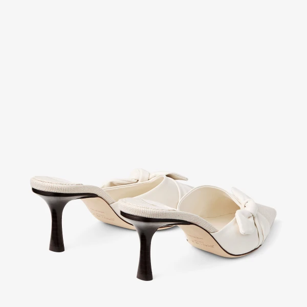 Almond and Latte Mix Jimmy Choo Livi 65 Mules, view 5 | Mules