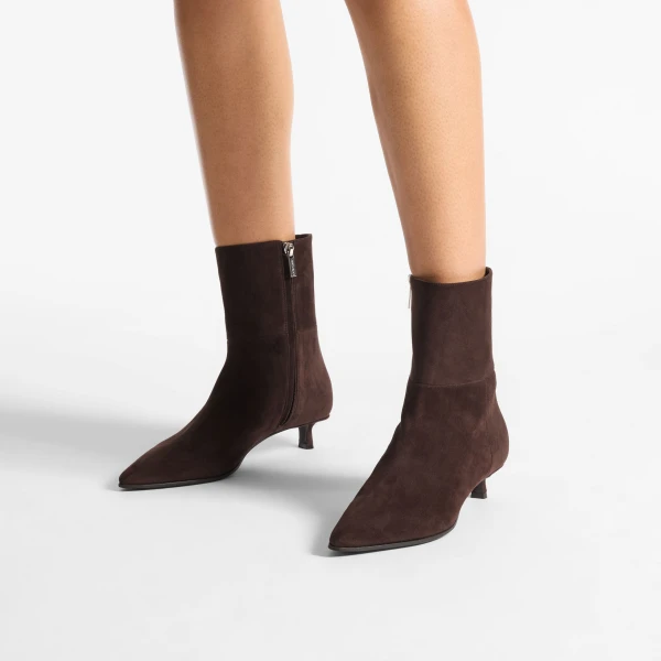 Chocolate Jimmy Choo Lory Ankle Boot 35, view 2 | Boots