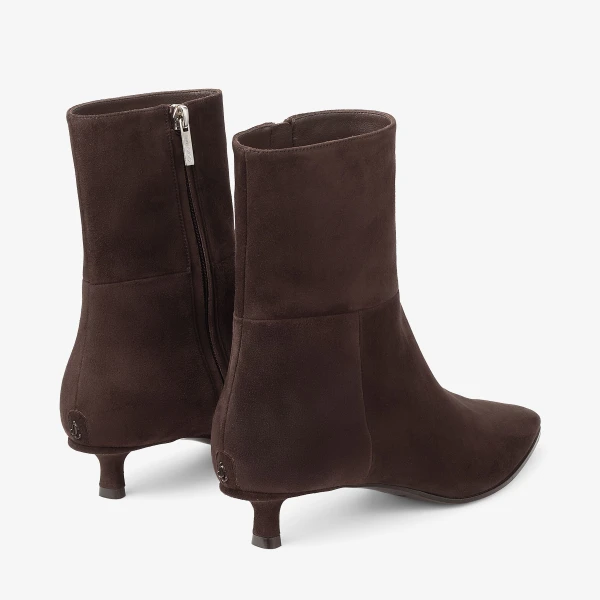 Chocolate Jimmy Choo Lory Ankle Boot 35, view 5 | Boots