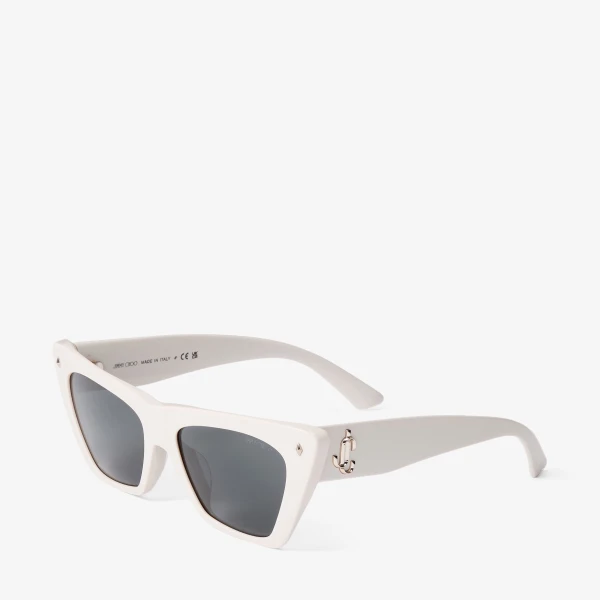 Milk Jimmy Choo Lou Sunglasses, view 2 | Sunglasses