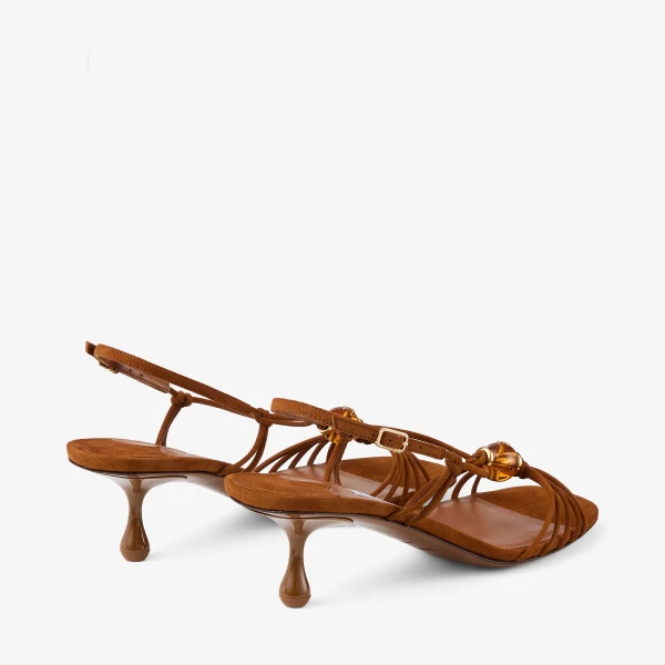 Tan Mix Jimmy Choo Lova 50 Sandals, view 6 | Sandals