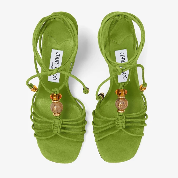 Clover Mix Jimmy Choo Lova Wedge 85, view 5 | Sandals