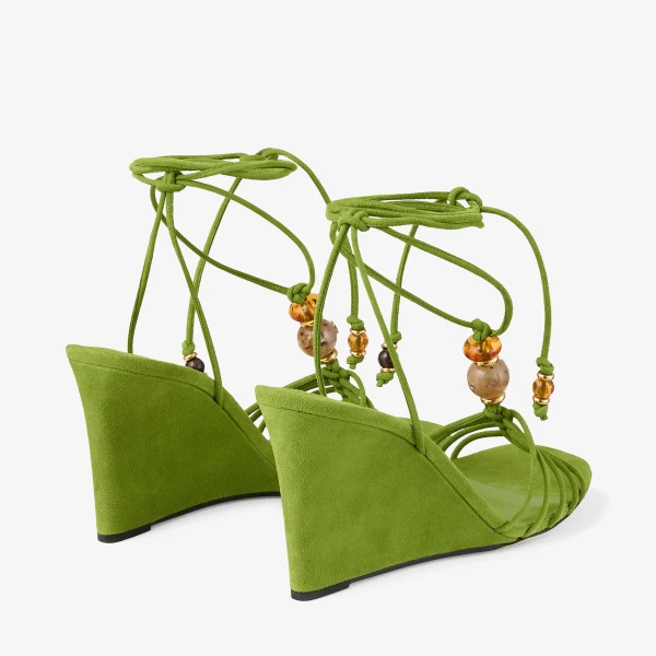 Clover Mix Jimmy Choo Lova Wedge 85, view 6 | Sandals