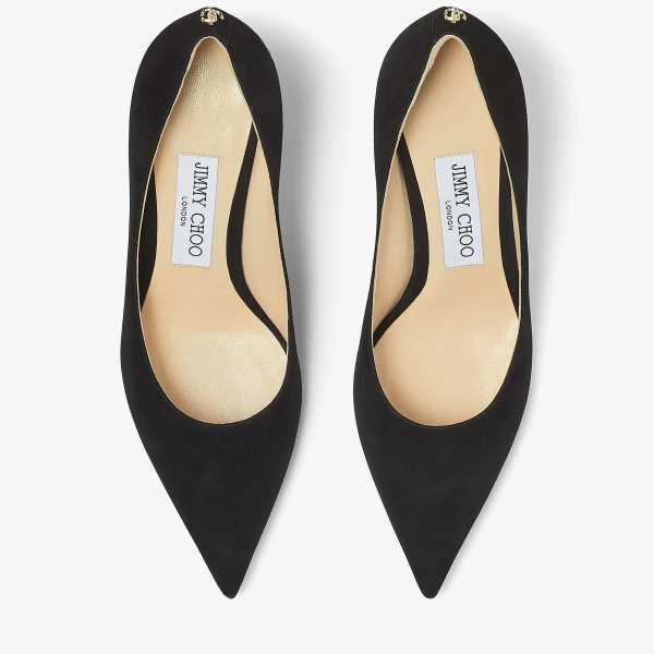 Black Jimmy Choo Love 65 Pumps, view 4 | Heels