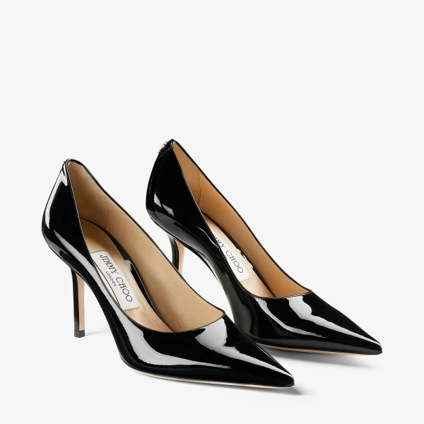 Black Jimmy Choo Love 85 Pumps, view 2 | Heels