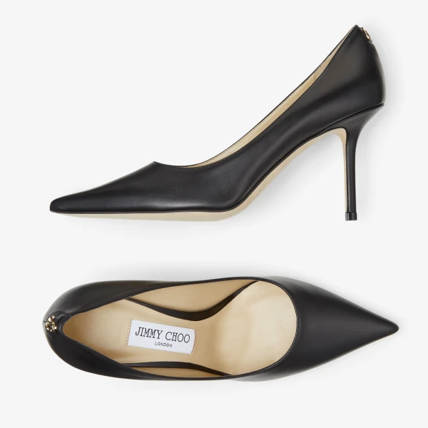 Black Jimmy Choo Love 85 Pumps, view 4 | Heels