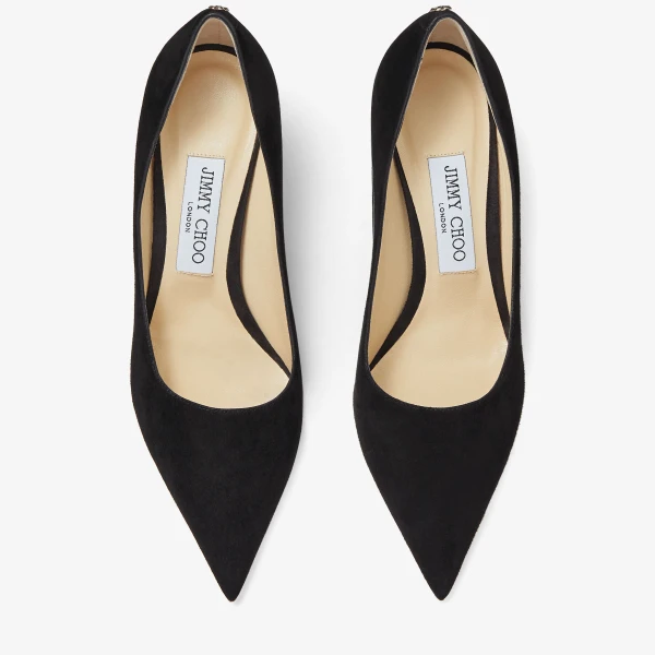 Black Jimmy Choo Love 85 Pumps, view 4 | Heels