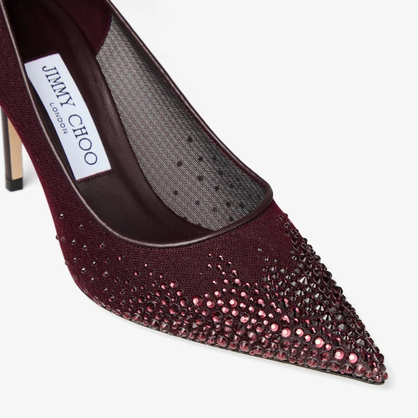 Deep Merlot Jimmy Choo Love 85 Pumps, view 3 | Heels