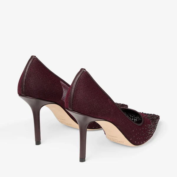 Deep Merlot Jimmy Choo Love 85 Pumps, view 5 | Heels