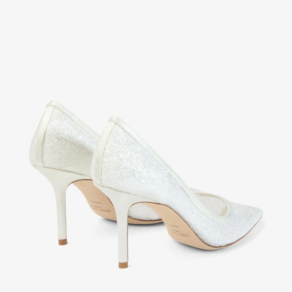 Ivory Jimmy Choo Love 85 Pumps, view 5 | Heels