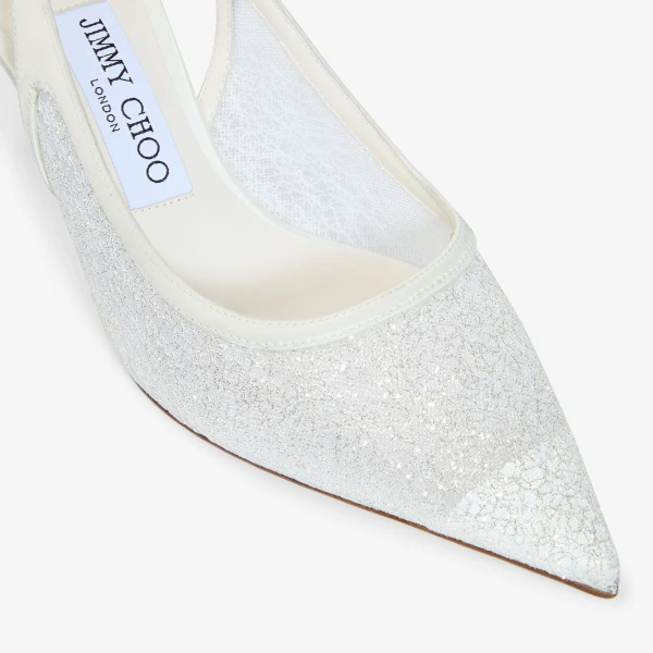 Ivory Jimmy Choo Love Slingback 65, view 4 | Heels