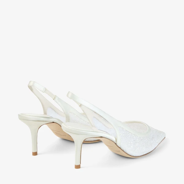 Ivory Jimmy Choo Love Slingback 65, view 6 | Heels